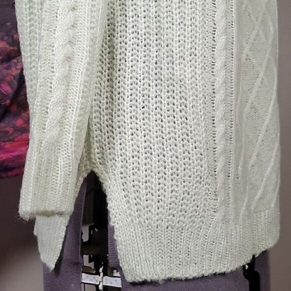 No Comment Textured Off-the-Shoulder Sweater Sz XL - Picture 8 of 13